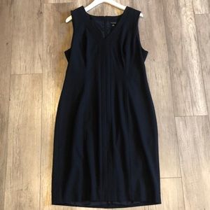 Ann Taylor | Dresses | Ann Taylor Blue Sleeveless Mid Length Work Dress ...